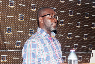 Dr Jones Adu-Gyamfi, Senior Lecturer at the Department of Social Work, University of Ghana, making a presentation at the celebration of the Day of Scientific Renaissance of Africa. Picture: Maxwell Ocloo Dr Jones Adu-Gyamfi, Senior Lecturer at the Department of Social Work, University of Ghana, making a presentation at the celebration of the Day of Scientific Renaissance of Africa. Picture: Maxwell Ocloo